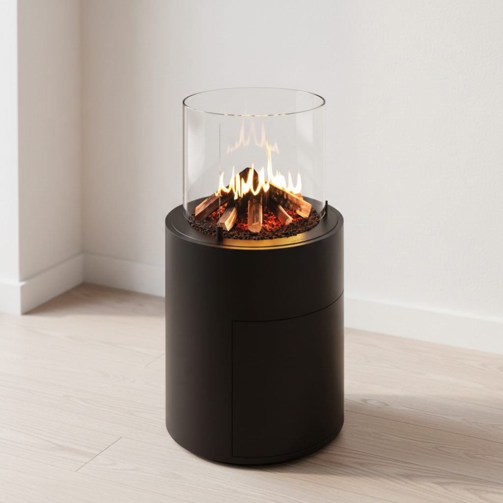 Neverdark AROUND Freestanding Bioethanol Fire