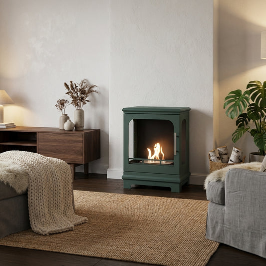 Honolulu Bioethanol Stove - Black Green