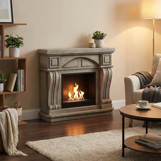 Logi Fireplace Suite – Bioethanol Insert