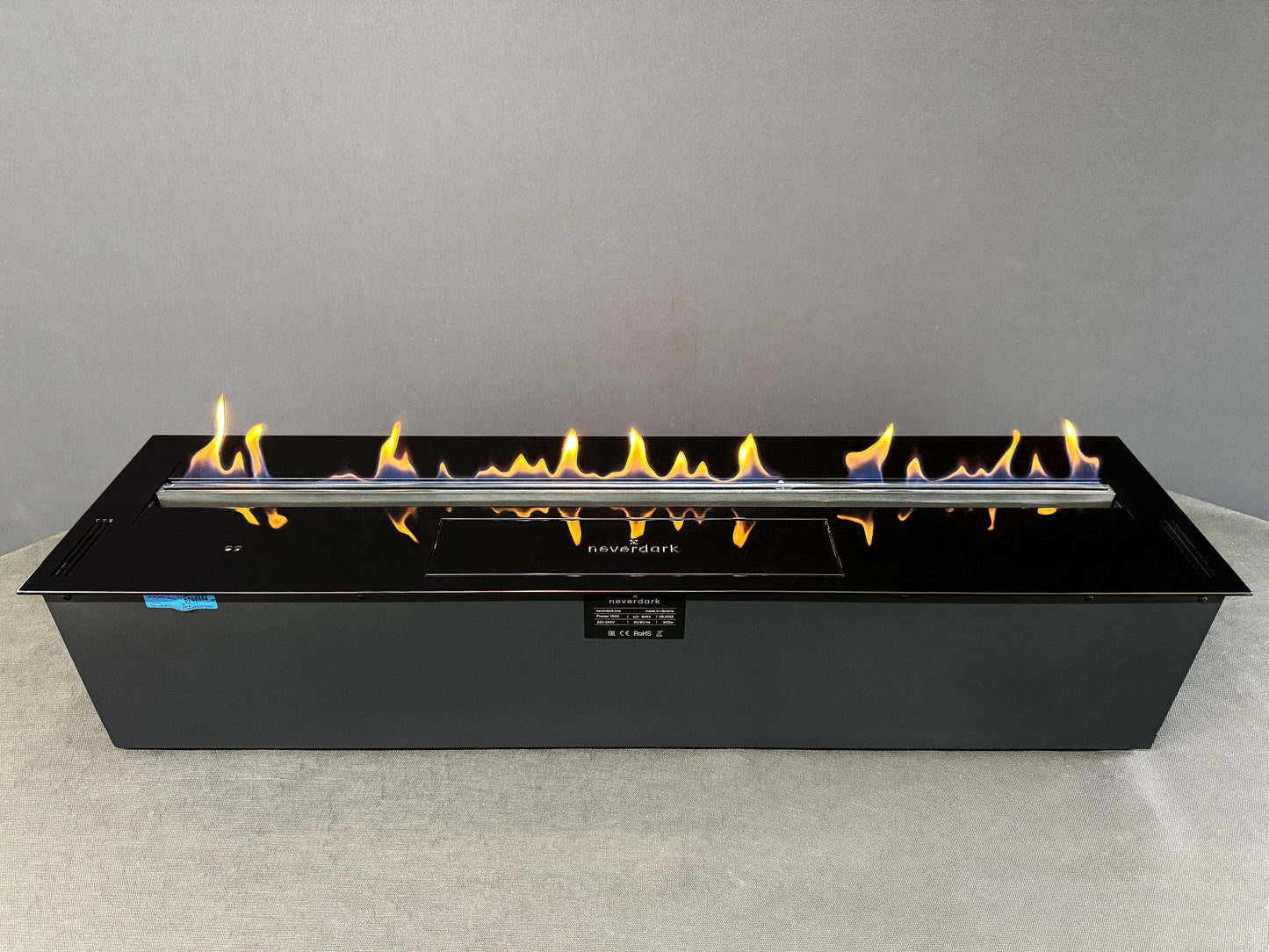 Neverdark FIRETEC Built-in Bioethanol Fire