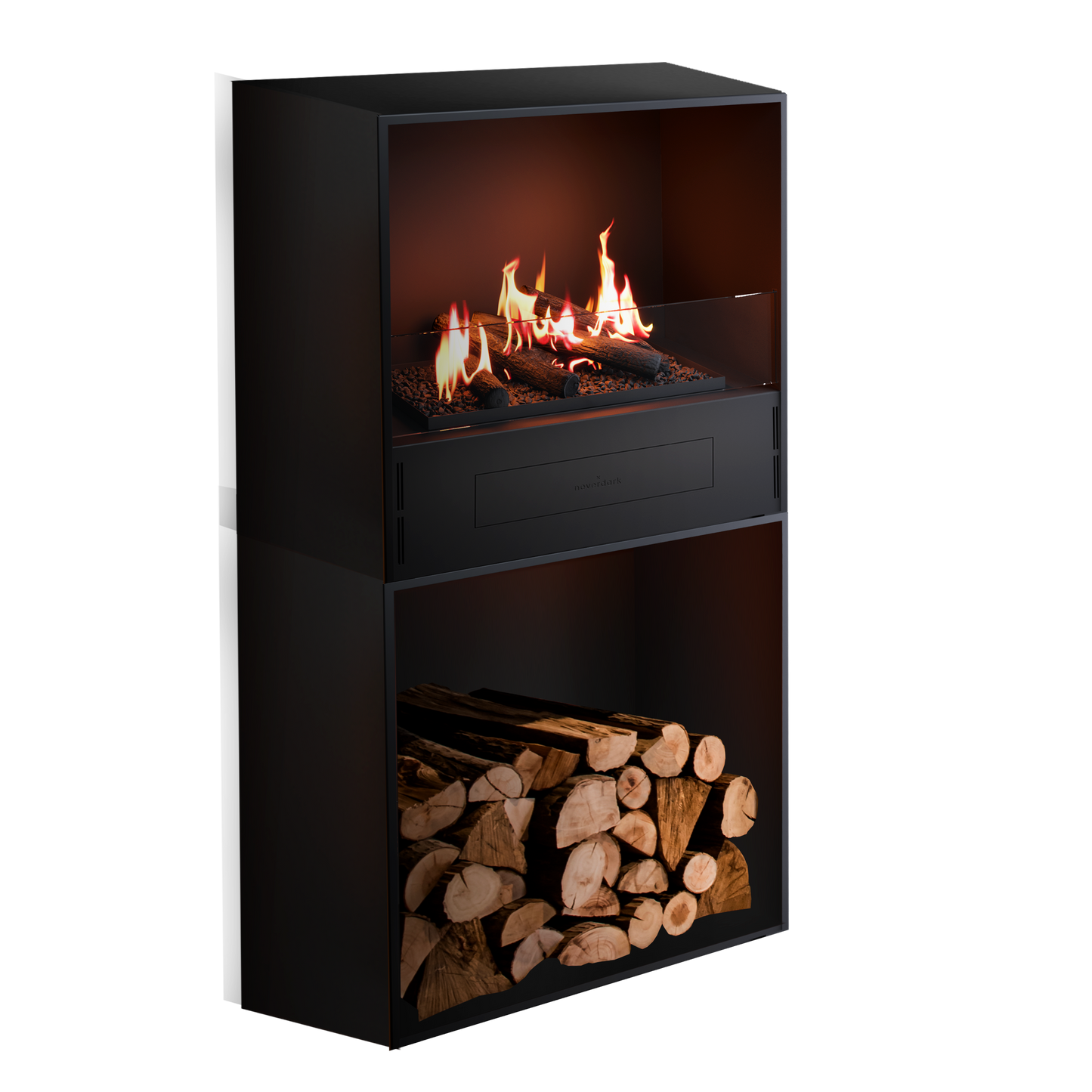 Neverdark MOSSWOOD Freestanding Bioethanol Fire