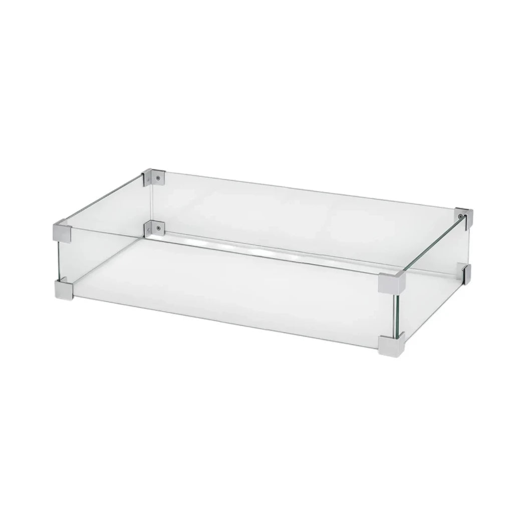 Safety Glass for Rectangular Gas Burner - 67 cm