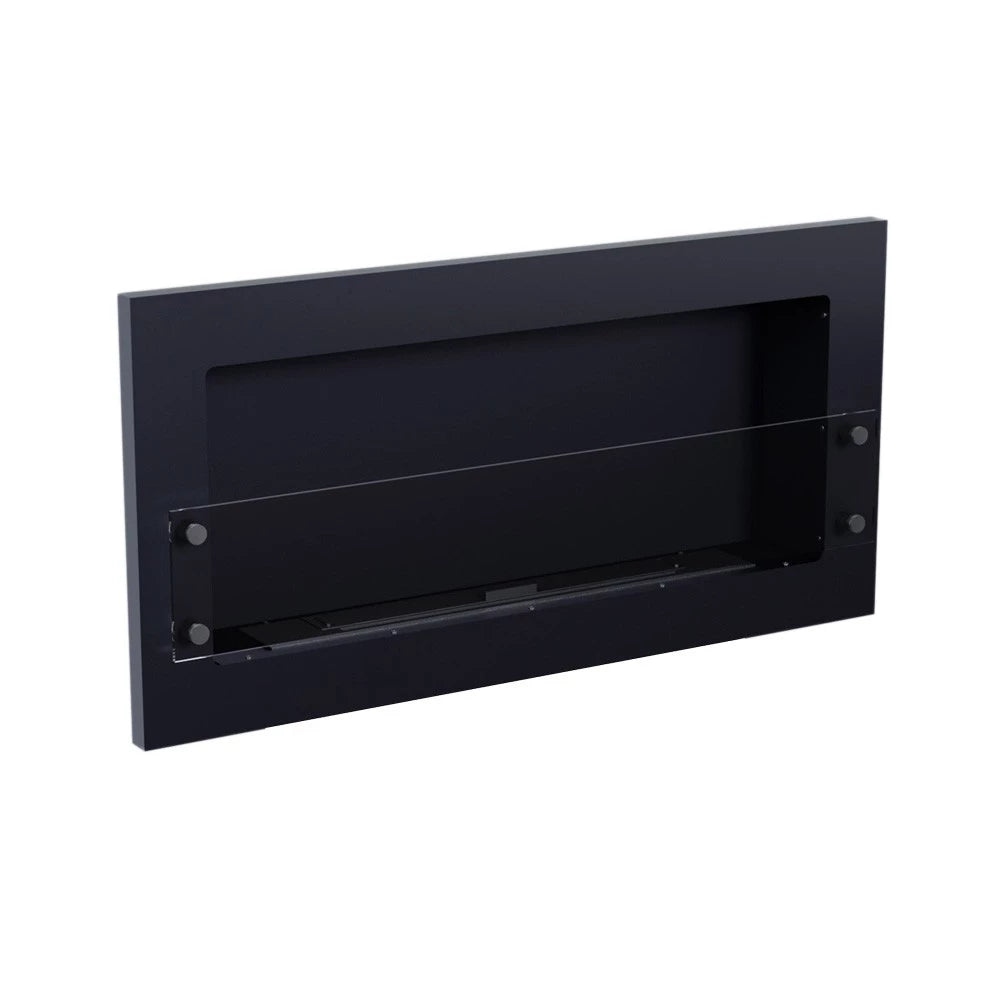 Texas - Wall Mounted Bioethanol Fireplace - Black