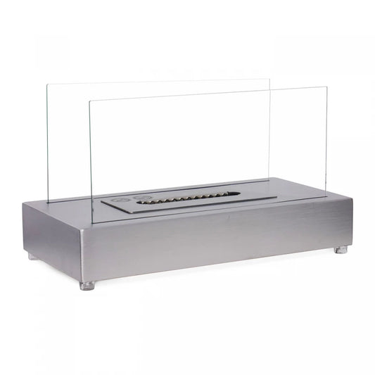 Lambeth Tabletop Bioethanol Fireplace - Steel