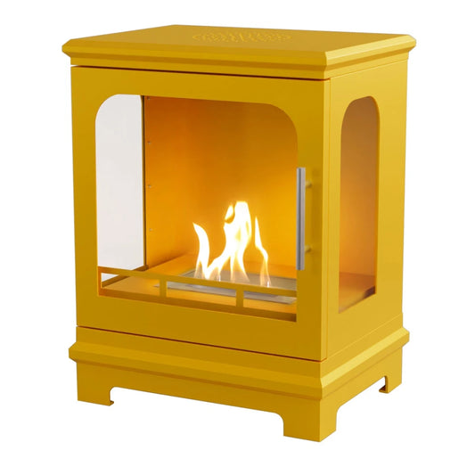 Honolulu – Yellow Freestanding Bioethanol Stove - BIO-20-343