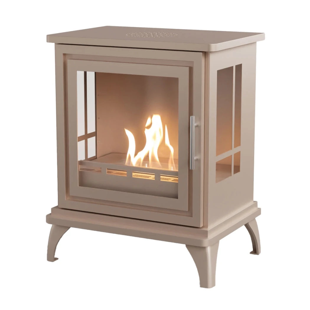 Nashville Bioethanol Stove - Grey Beige