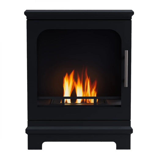 Honolulu - Black Freestanding Bioethanol Stove - BIO-20-325