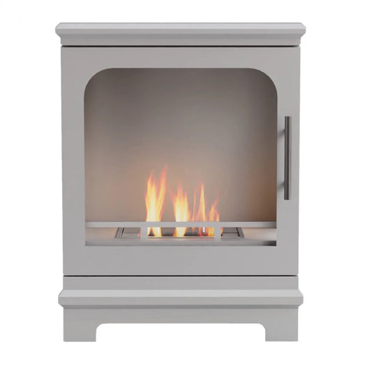 Honolulu - White Freestanding Bioethanol Stove - BIO-20-326