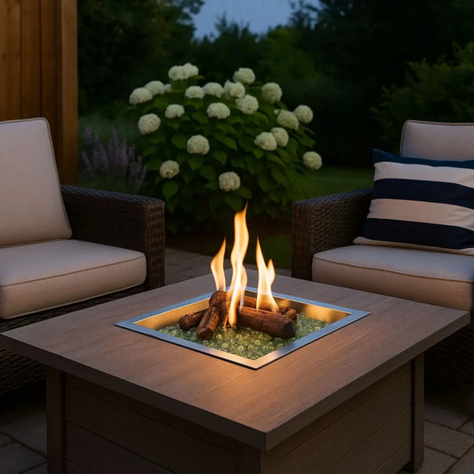 Square Gas Burner - 40 cm