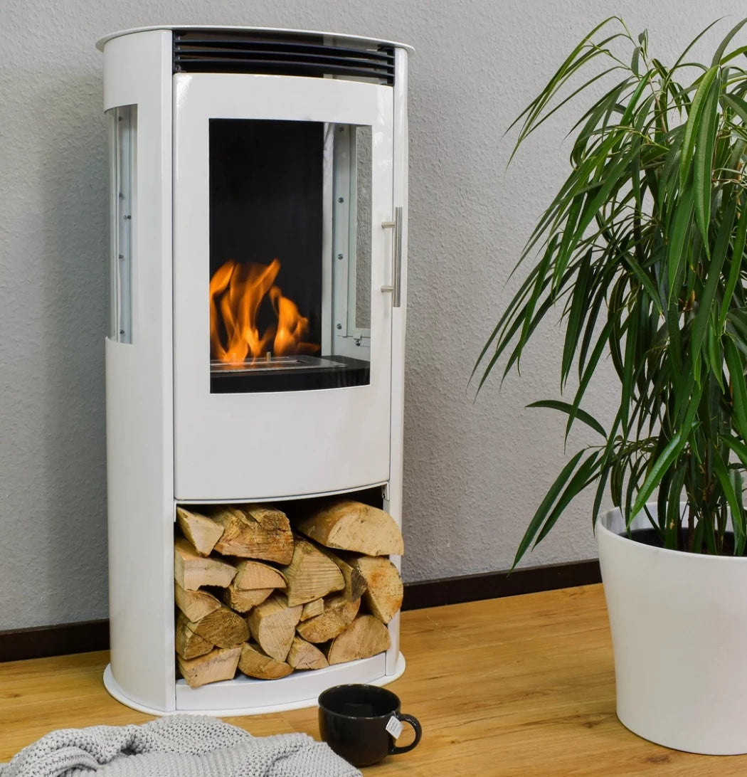 Lincoln Bioethanol Stove - White
