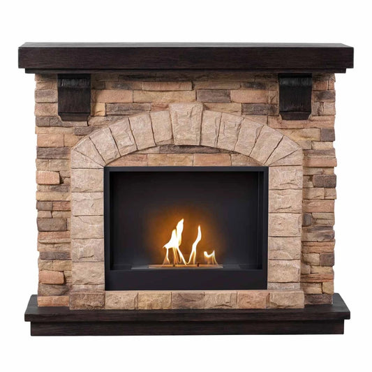 Eira Freestanding Bioethanol Fireplace - BIO-20-408