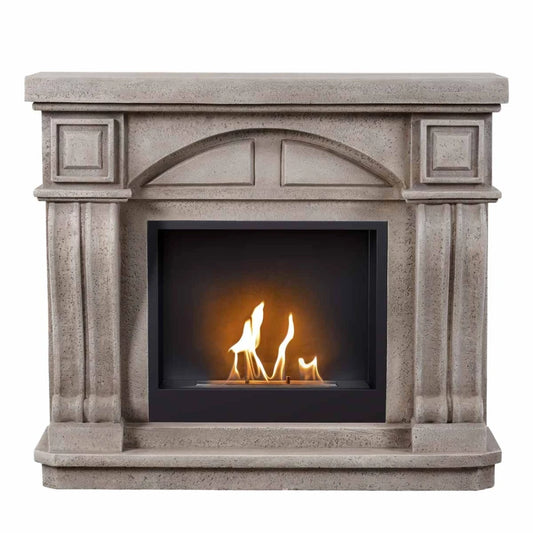 Logi Freestanding Bioethanol Fireplace - BIO-20-406