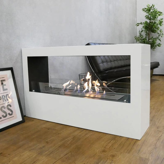 Lansing XL Bioethanol Fireplace - White
