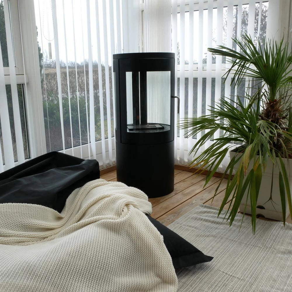 Columbus Bioethanol Stove - Black with 360-View