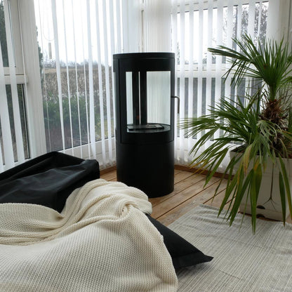 Columbus Bioethanol Stove - Black with 360-View