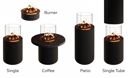 Neverdark AROUND Freestanding Bioethanol Fire