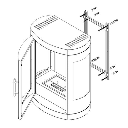 Oregon - Wall Mounted Bioethanol Stove