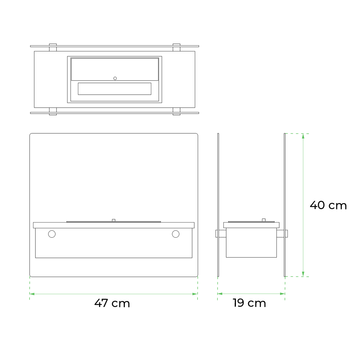 Merton - Tabletop Bioethanol Fireplace