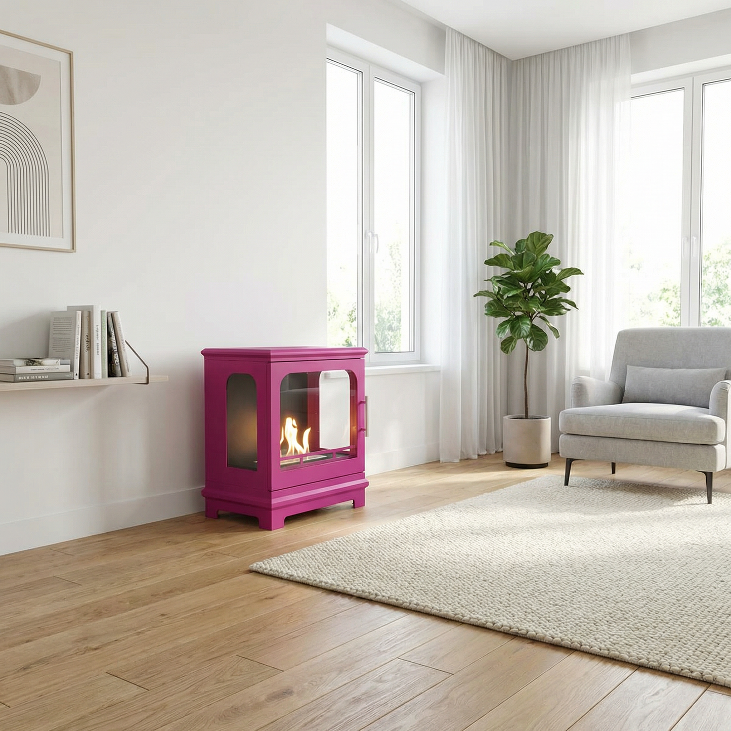 Honolulu Bioethanol Stove - Pink
