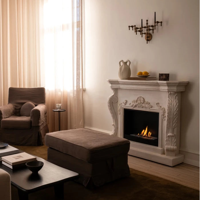 Ymir Fireplace Suite – Bioethanol Insert