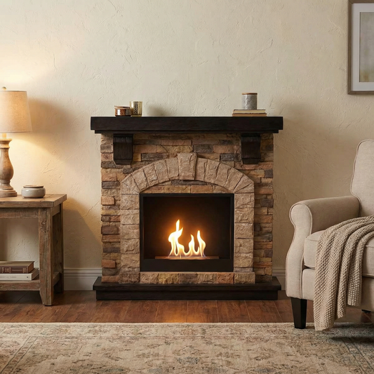 Eira Fireplace Suite – Bioethanol Insert