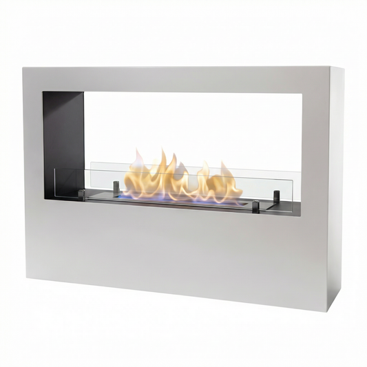 Lansing L Bioethanol Fireplace - White