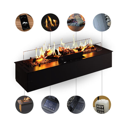 Neverdark CHALET-II Built-in Bioethanol Fire