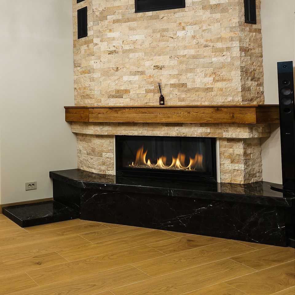 Neverdark CHALET-II Built-in Bioethanol Fire