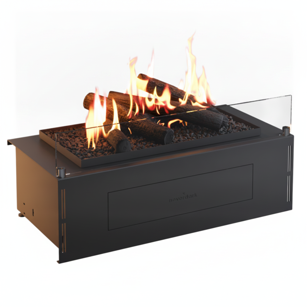 Neverdark CHALET-I Freestanding Bioethanol Fire
