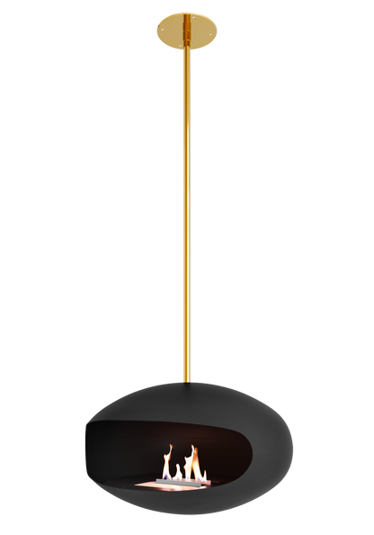 Cocoon Aeris - Black with Brass Mounting Pole