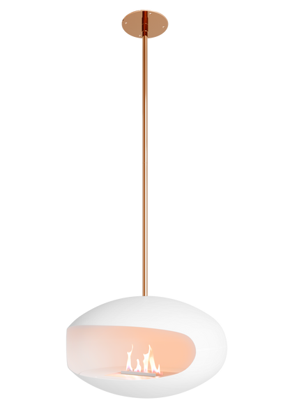 Cocoon Aeris-  White with Copper Mounting Pole
