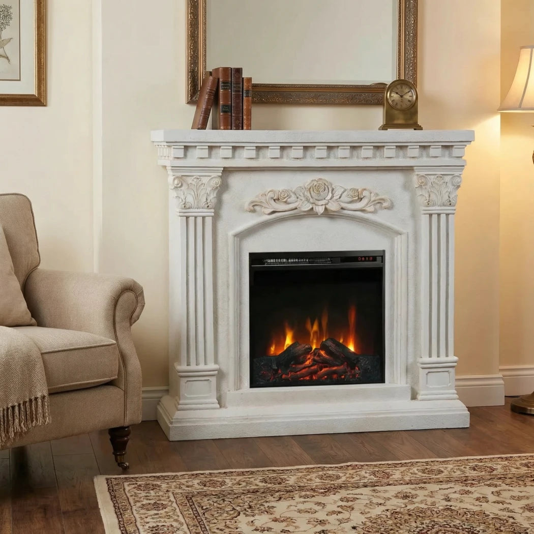 Freyr Fireplace Suite – Electric Insert
