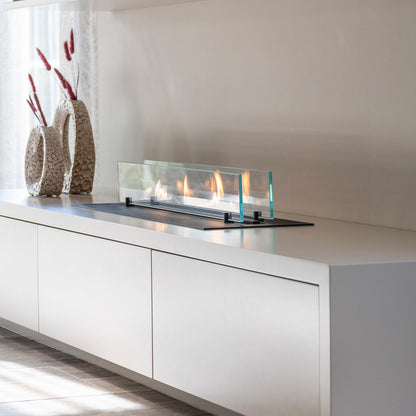 Neverdark FIRETEC Built-in Bioethanol Fire