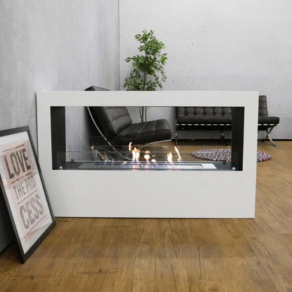 Lansing XL Bioethanol Fireplace - White