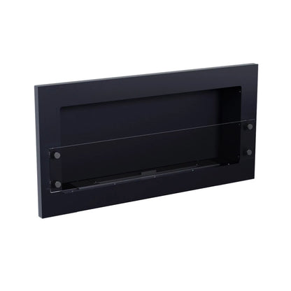Texas - Wall Mounted Bioethanol Fireplace - Black