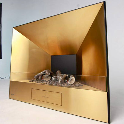 Neverdark THE LOG Freestanding Bioethanol Fire