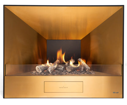 Neverdark THE LOG Freestanding Bioethanol Fire