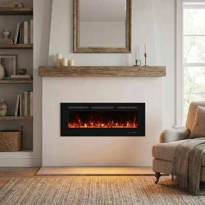 Titanite Built-In Electric Fireplace - 127cm