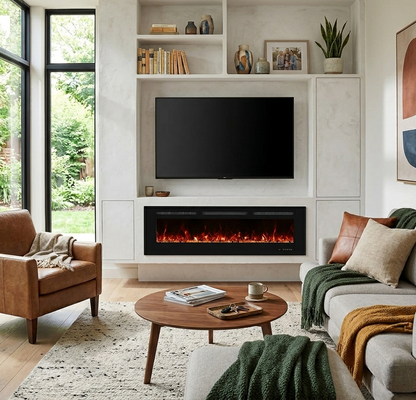 Titanite Built-in Electric Fireplace - 152 cm