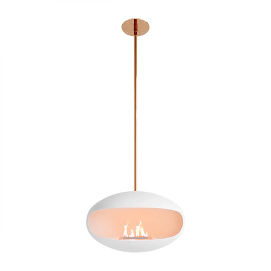 Cocoon Aeris-  White with Copper Mounting Pole