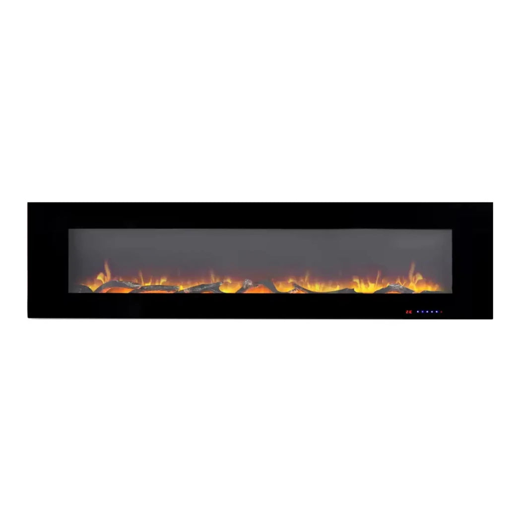Azurite Wall-Mounted Electric Fireplace - 182 cm