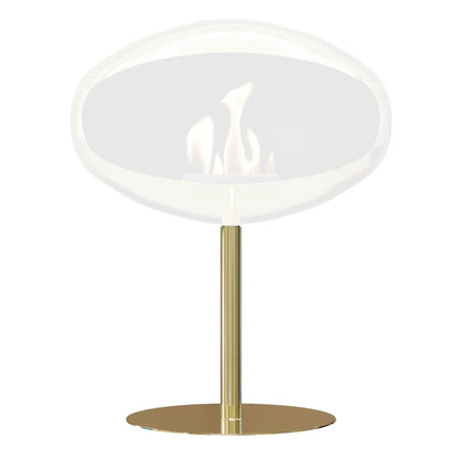 Cocoon Pedestal Base - Brass