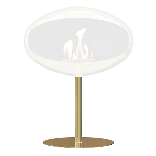 Cocoon Pedestal Base - Brass
