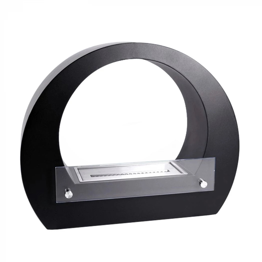 Dallas Bioethanol Fireplace - Black Round