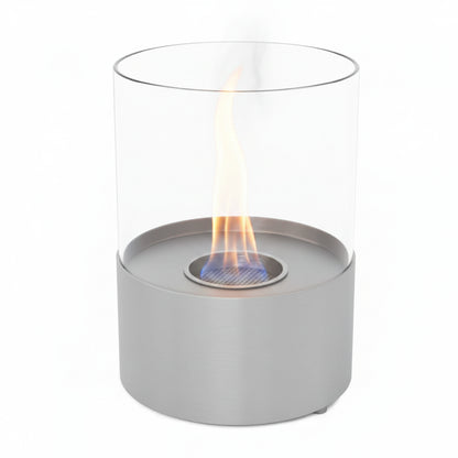Kennington Tabletop Bioethanol Fireplace - Steel Round