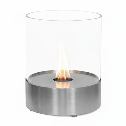 Southwark Tabletop Bioethanol Fireplace - Steel Round