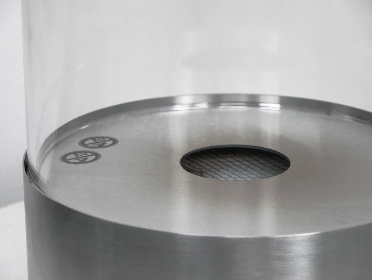 Southwark Tabletop Bioethanol Fireplace - Steel Round
