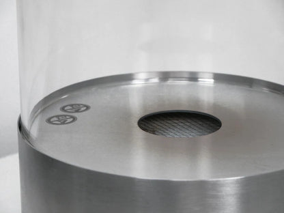 Southwark Tabletop Bioethanol Fireplace - Steel Round