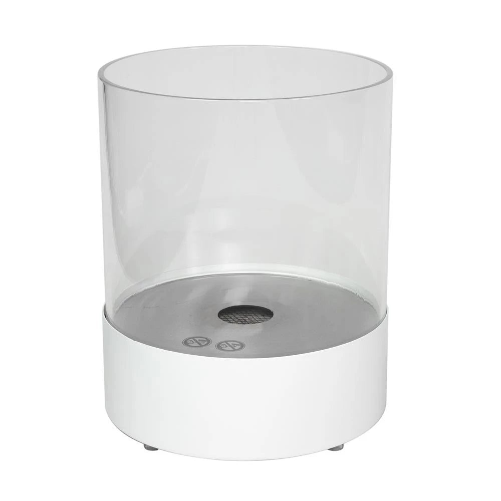 Southwark Tabletop Bioethanol Fireplace - White Round