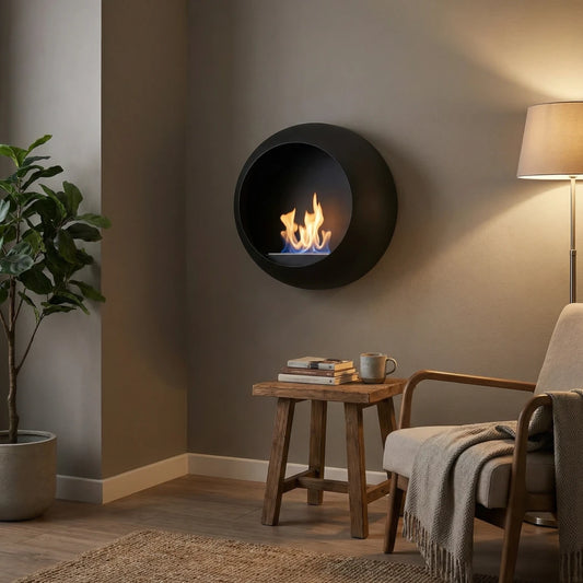 Colorado - Wall Mounted Bioethanol Fireplace